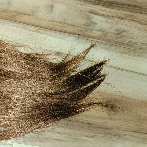 Drawstring Ombre Light Black to Golden Brown Ponytail NWT - Picture 5 of 9